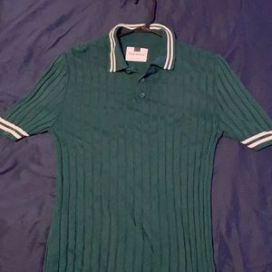 Topman knitted slim fit shirt